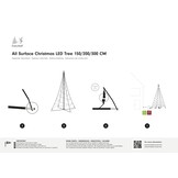 LED Weihnachtsbaum Fairybell H 150cm 240 LEDs