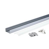 LED Profil 40x20mm Eloxiert Aufbau 2m SET