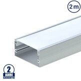 LED Profil 40x20mm Eloxiert Aufbau 2m SET