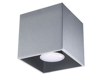 Deckenleuchte QUAD 1 grau