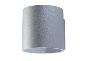 Wandleuchte ORBIS 1 grau