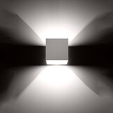 Wandleuchte QUAD 1 weißg