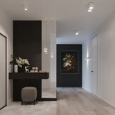 Wandleuchte QUAD 1 weißg