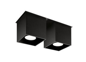 Deckenleuchte QUAD 2 schwarz
