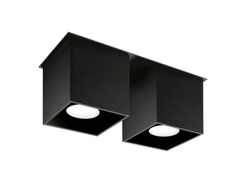 Deckenleuchte QUAD 2 schwarz