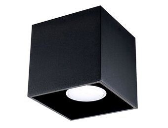 Deckenleuchte QUAD 1 schwarz