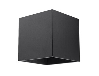 Wandleuchte QUAD 1 schwarz