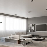 Deckenleuchte MONO 2 weißg