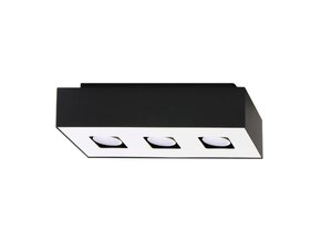 Deckenleuchte MONO 3 schwarz