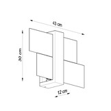 Wandleuchte FENIKS 1 Wengeg