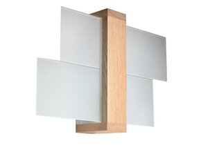 Wandleuchte FENIKS 1 Naturholz