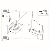 Wandleuchte FENIKS 1 Naturholzg