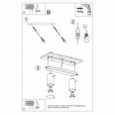 Deckenleuchte RING 2 weißg