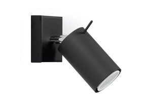 Wandleuchte RING schwarz