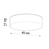 Deckenleuchte ARENA 45 weißg