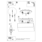 Deckenleuchte HORUS 35 weißg