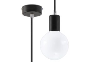 Hängeleuchte EDISON schwarz
