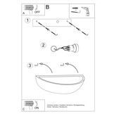 Wandleuchte Keramik OSKARg