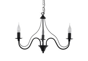 Kronleuchter MINERWA 3 schwarz