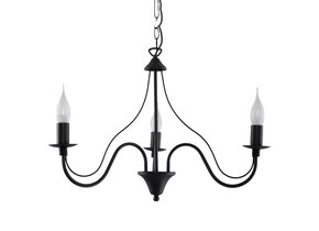 Kronleuchter MINERWA 3 schwarz