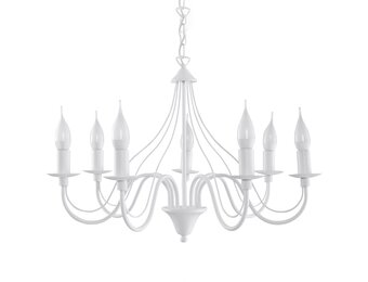 Kronleuchter MINERWA 7 weiß