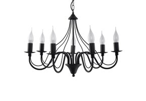 Kronleuchter MINERWA 7 schwarz