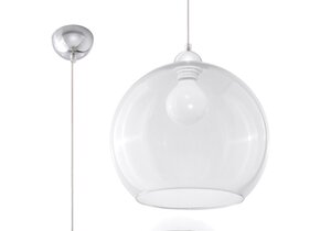 Hängeleuchte BALL transparent