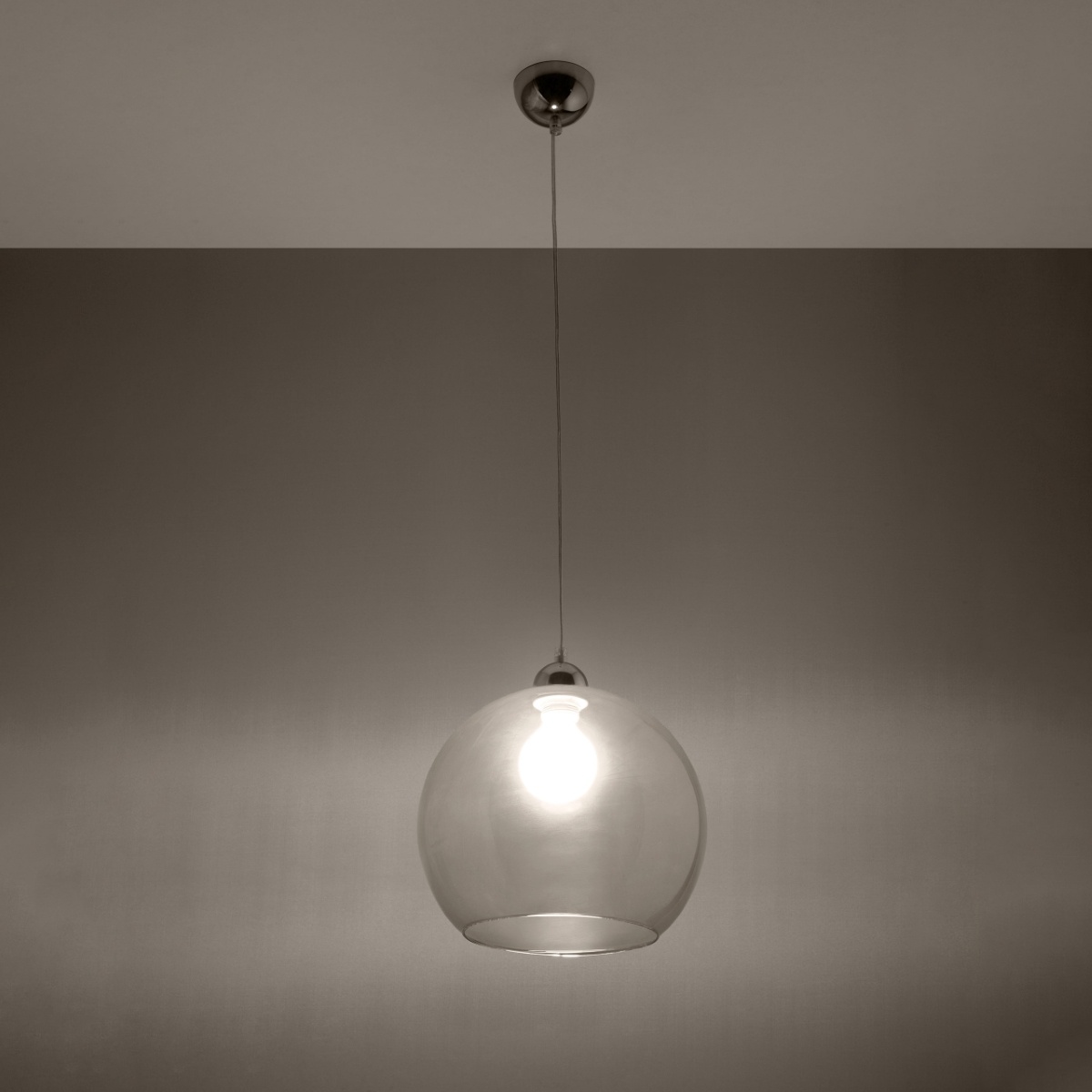 Hängeleuchte BALL transparentg