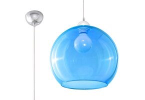 Hängeleuchte BALL blau