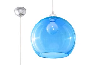 Hängeleuchte BALL blau