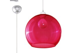 Hängeleuchte BALL rot