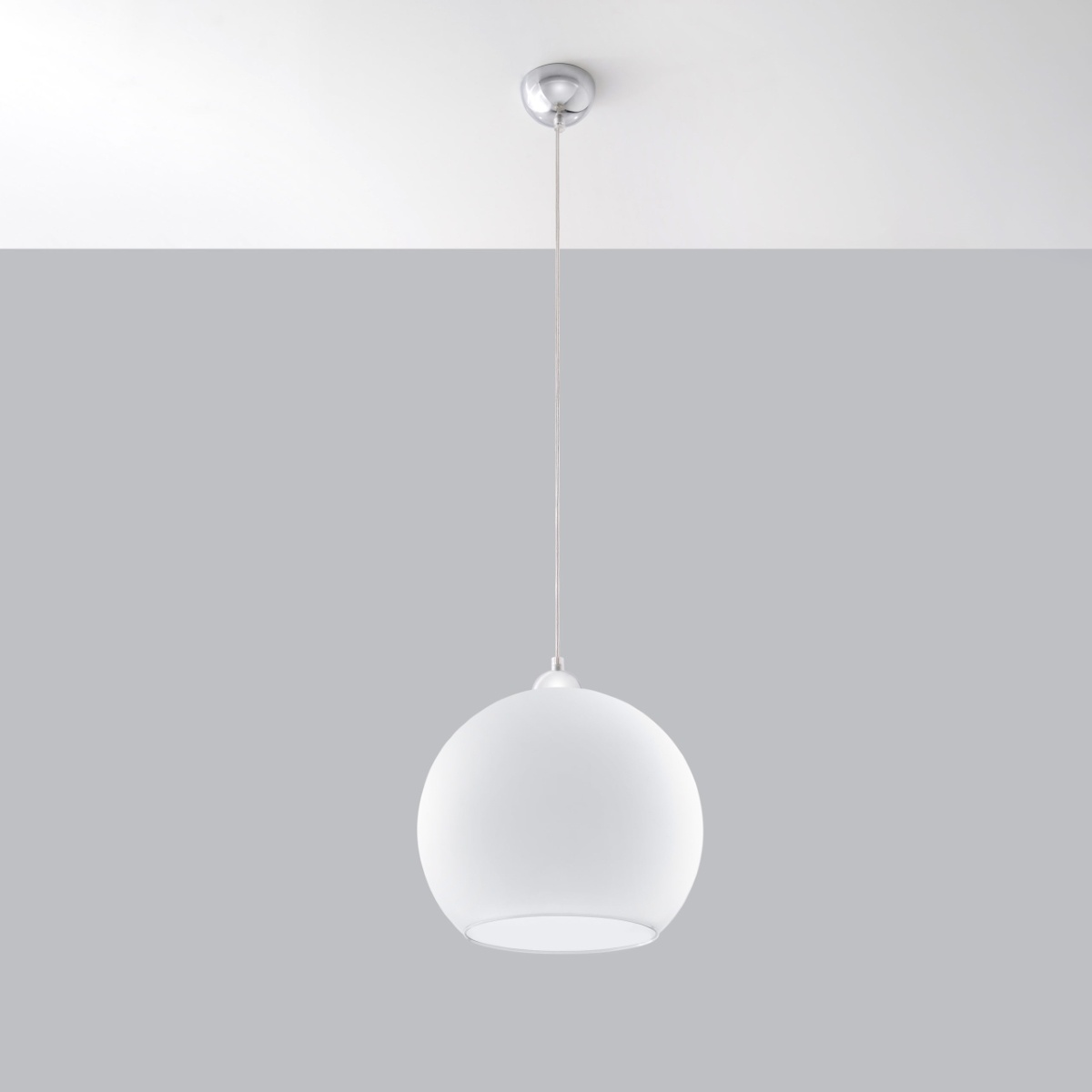 Hängeleuchte BALL weißg