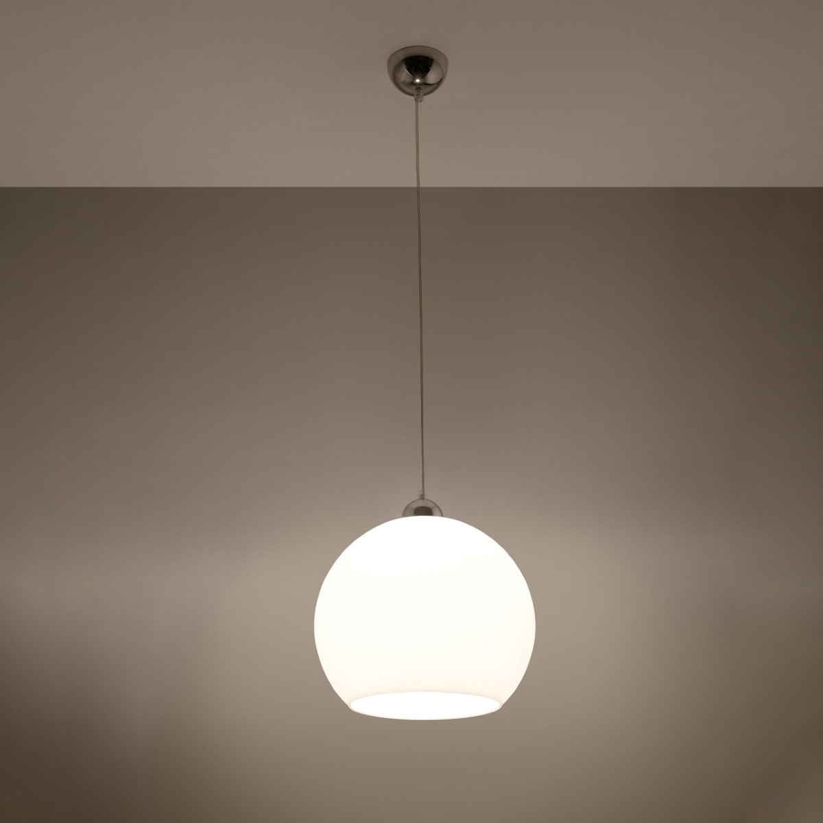 Hängeleuchte BALL weißg