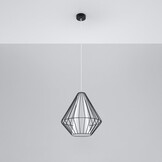 Hängeleuchte DEMI schwarzg