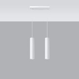 Hängeleuchte LAGOS 2 weißg