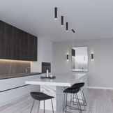 Hängeleuchte LAGOS 3L schwarzg