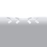 Deckenleuchte RING 4L weißg