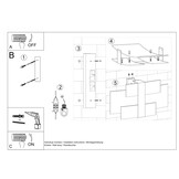 Wandleuchte CELIA chromg