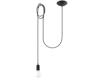 Hängeleuchte EDISON 1 schwarz