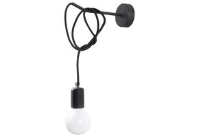 Wandleuchte EDISON schwarz
