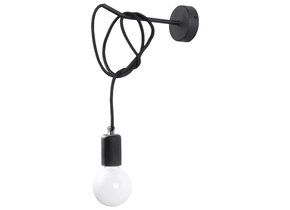 Wandleuchte EDISON schwarz
