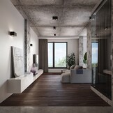 Deckenleuchte QUAD schwarzg