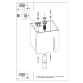 Deckenleuchte PIXAR graug