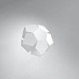 Wandleuchte PENTA weißg