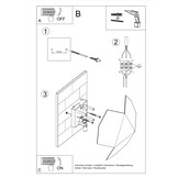 Wandleuchte TRE weißg