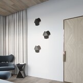 Wandleuchte TRE schwarzg