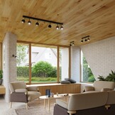 Deckenleuchte OCULARE 3 schwarzg