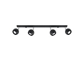 Deckenleuchte OCULARE 4L schwarz