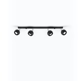 Deckenleuchte OCULARE 4L schwarzg