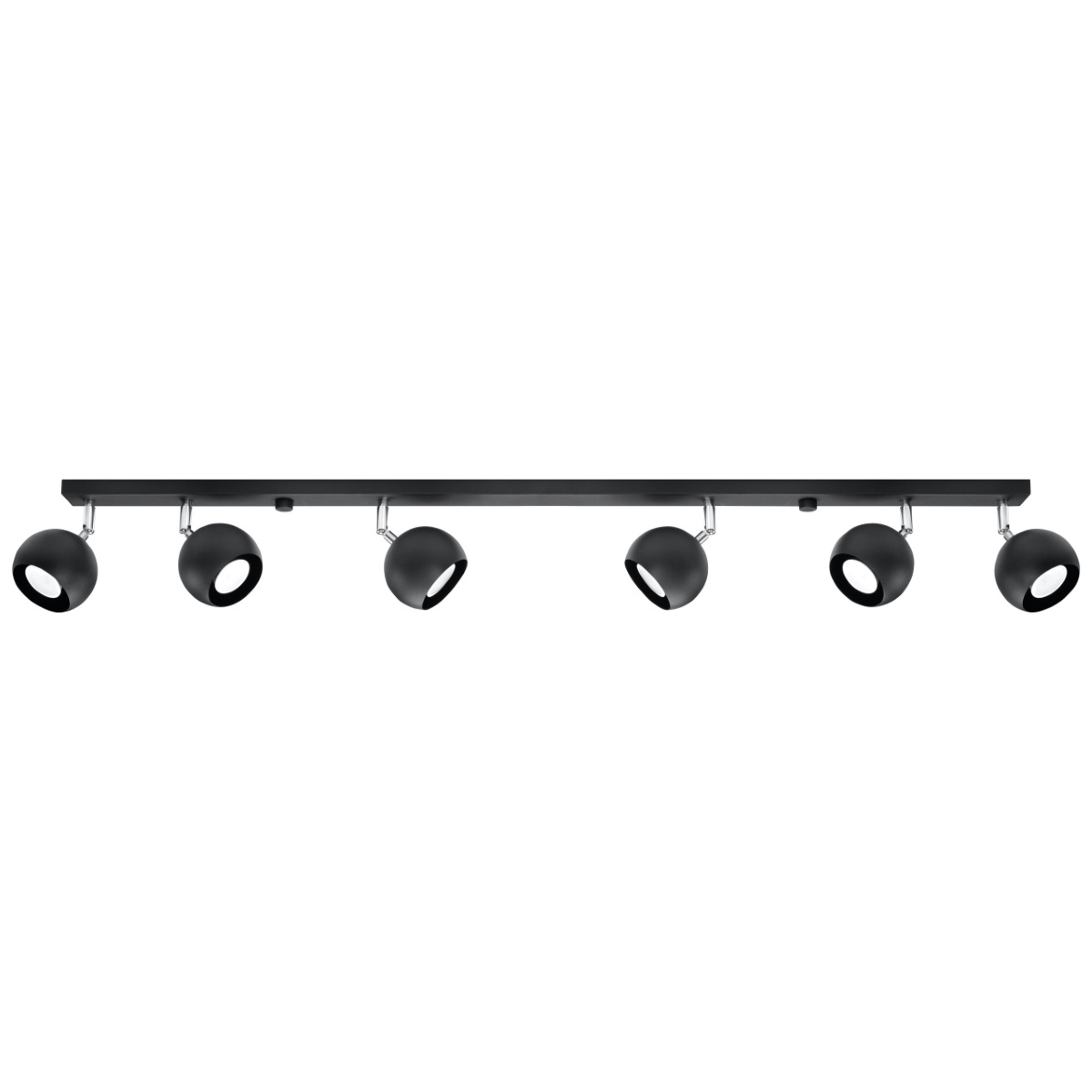 Deckenleuchte OCULARE 6L schwarzg